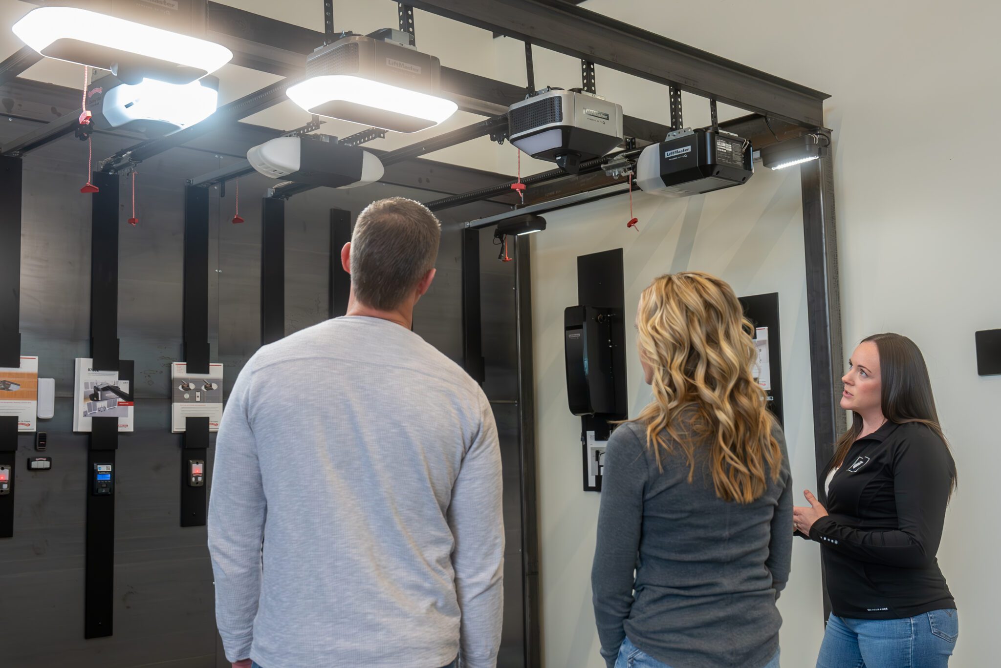 Snapshot of Factory Showroom Garage Door Operators
